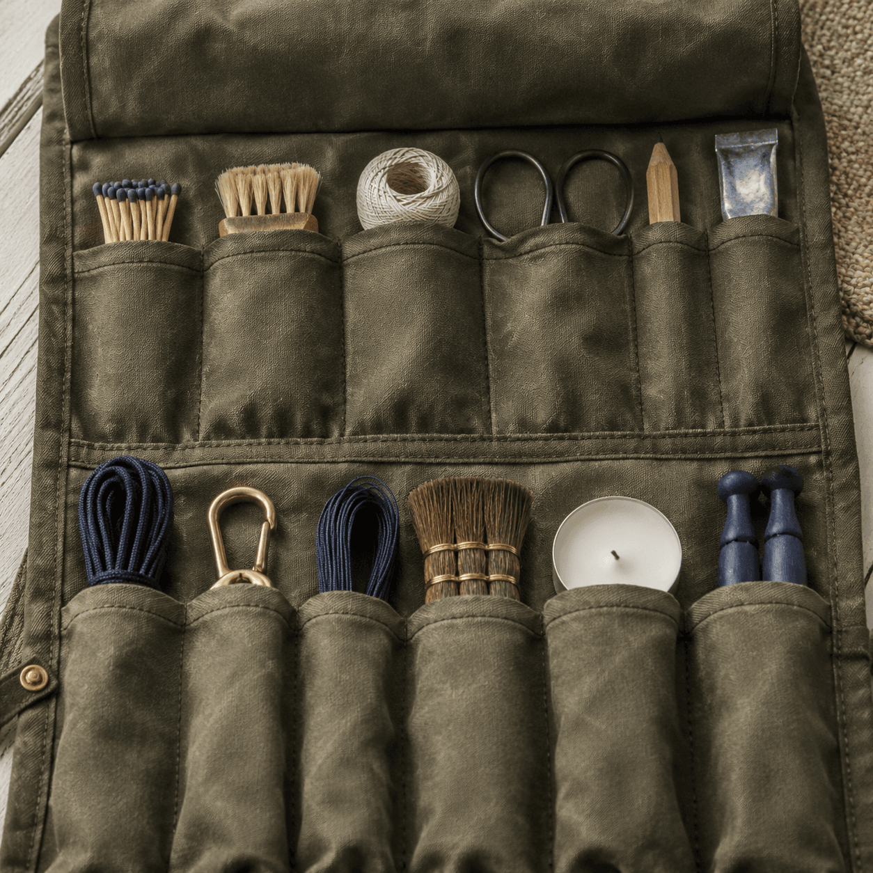 Tool Roll Organizer material detail