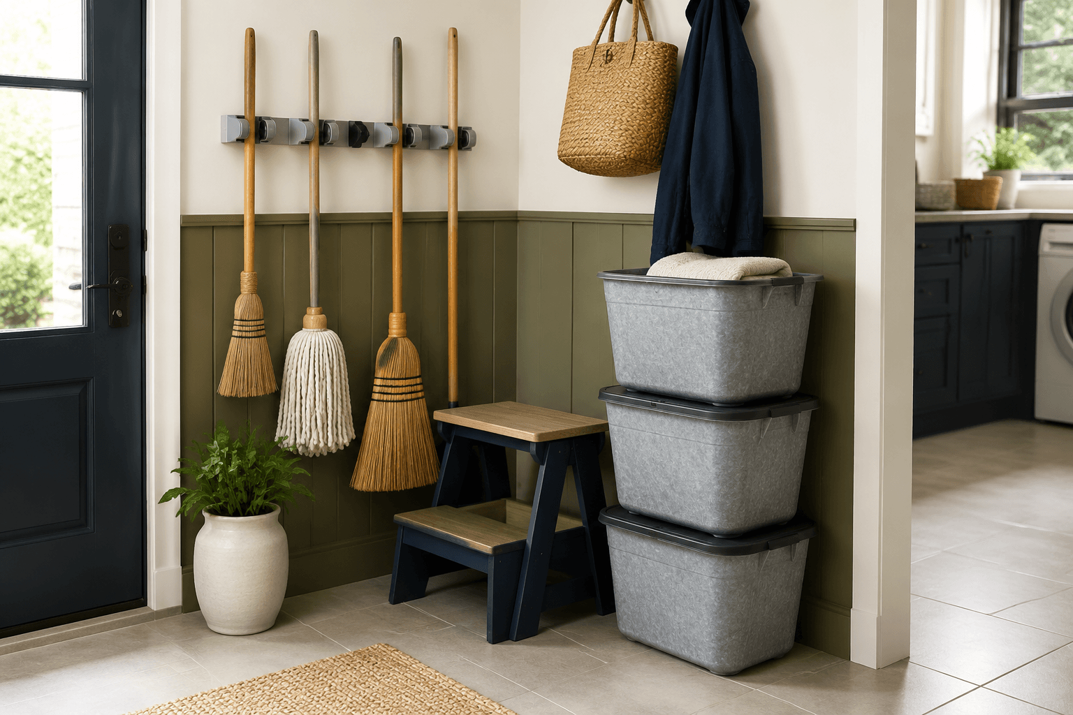 Organized entryway lifestyle